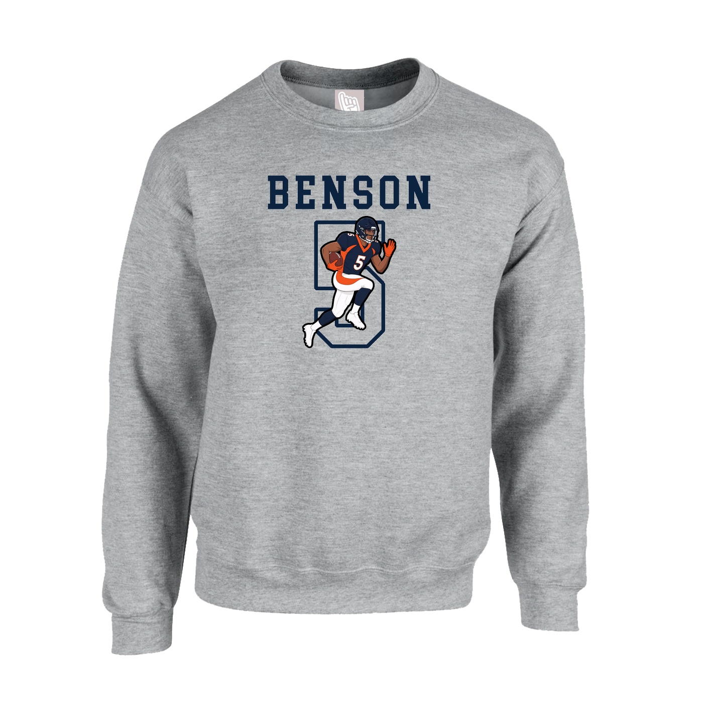 Fleece Crew — Shirsey in Grey