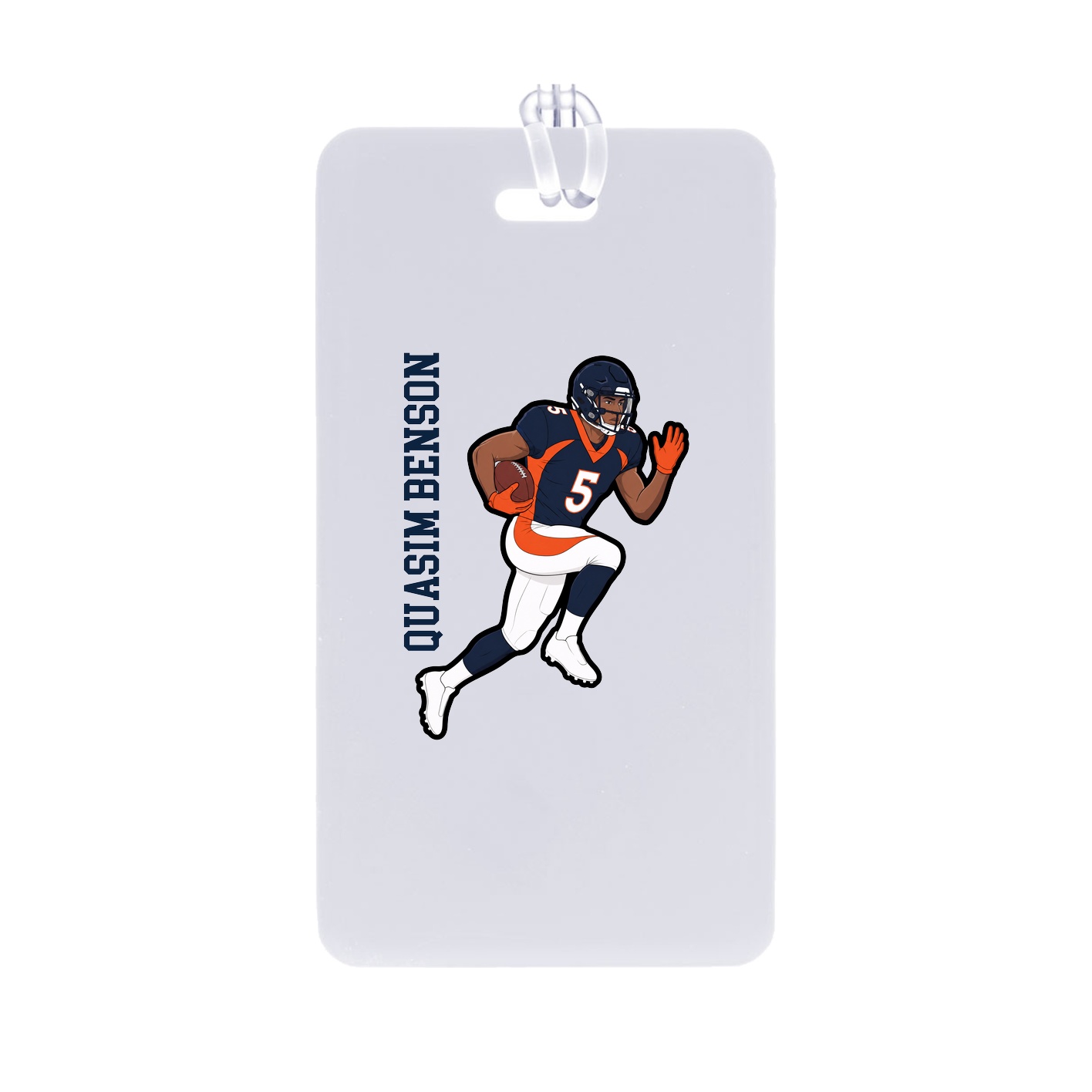 Bag Tag — Name Vertical in Classic