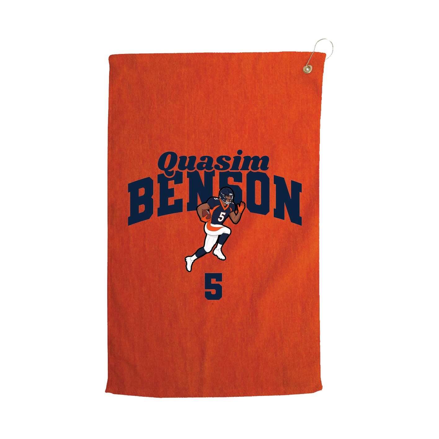 Golf Towel — Signature Arch in Orange