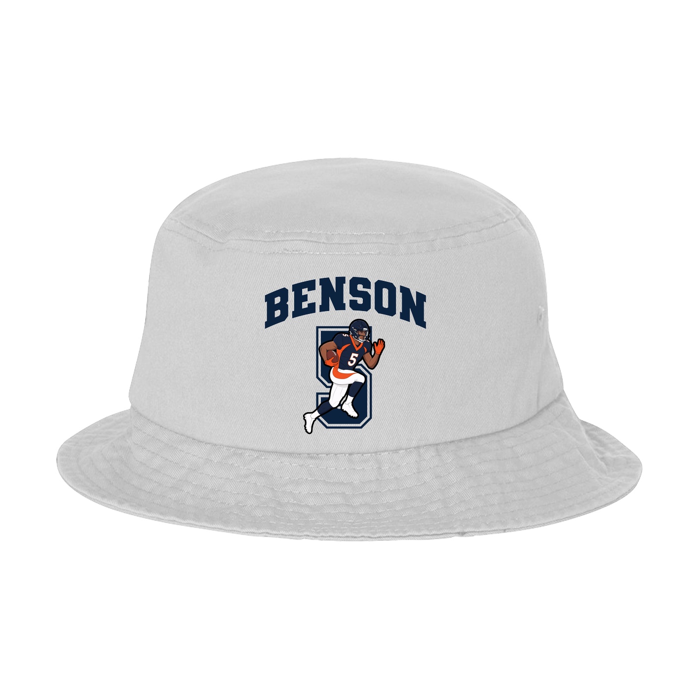 Bucket Cap — Number in White