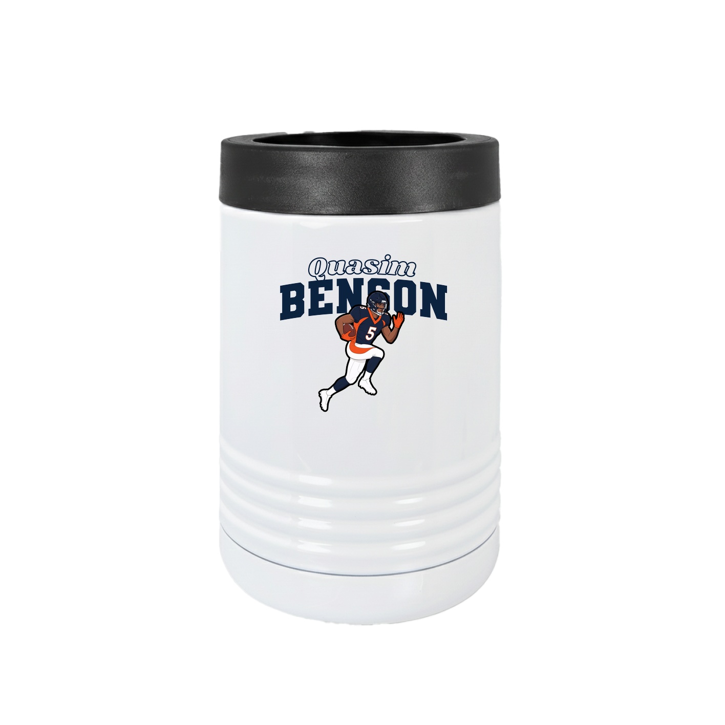 Beverage Holder — Name Arch in White