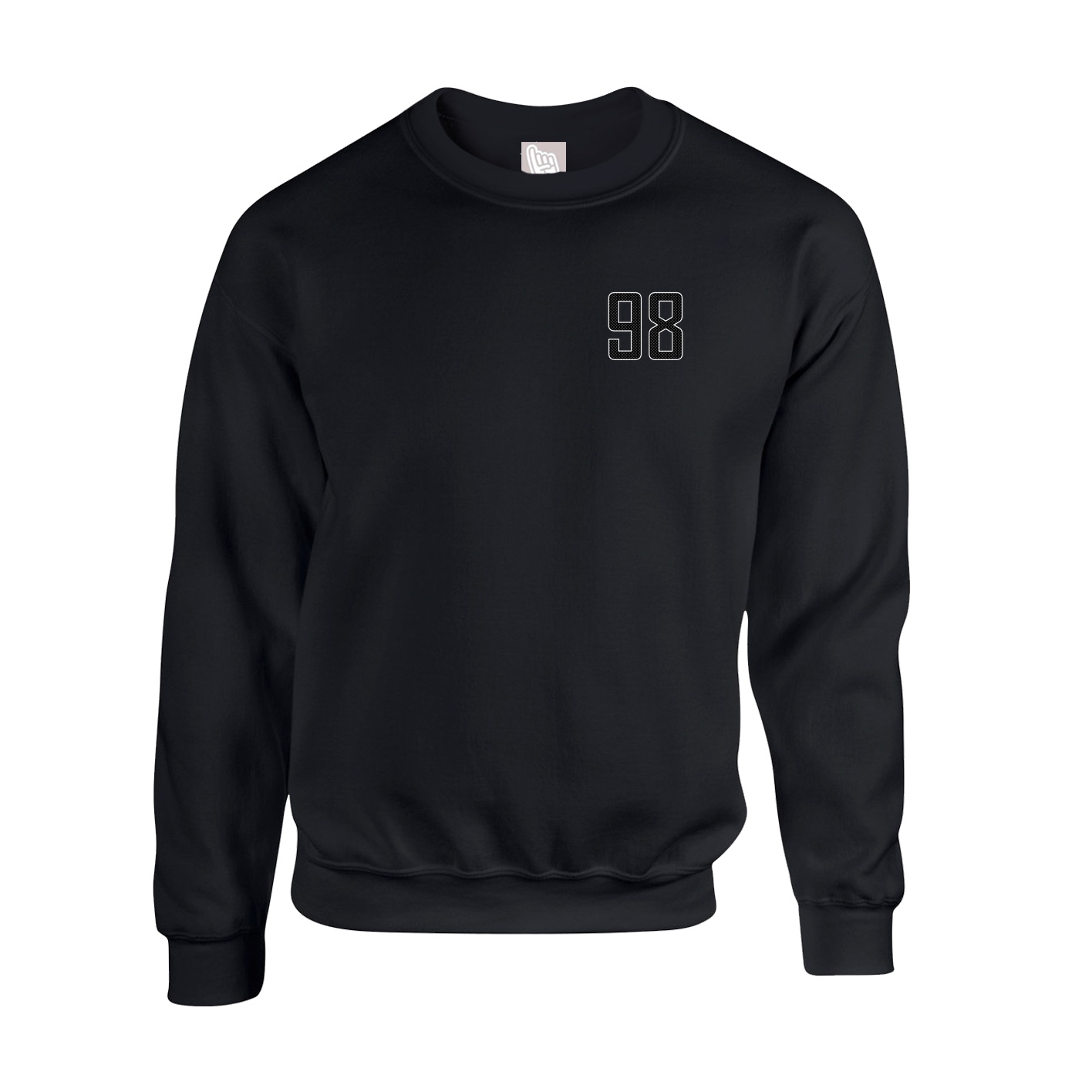 Fleece Crew — Front Shirsy in Black