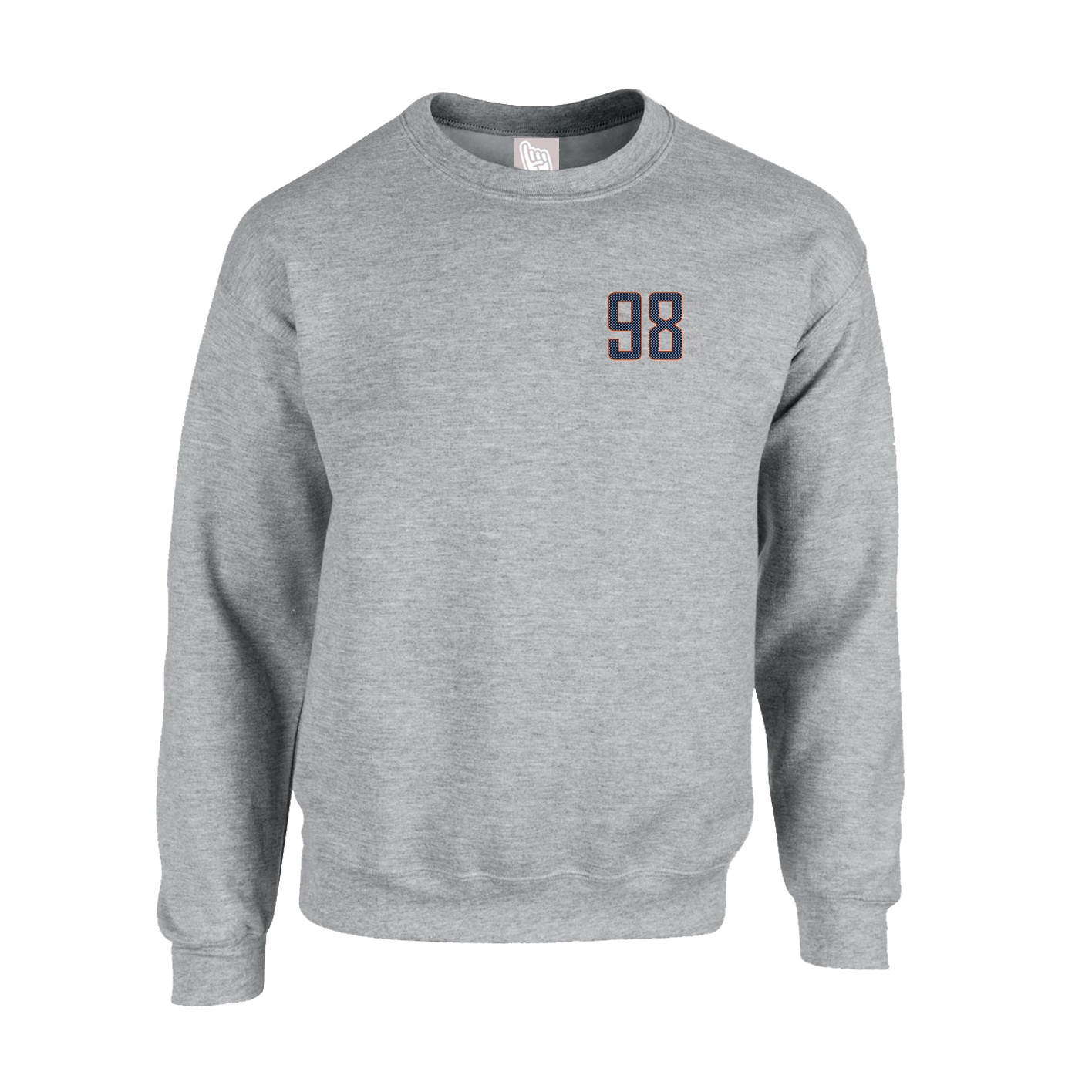 Fleece Crew — Front Shirsy in Grey