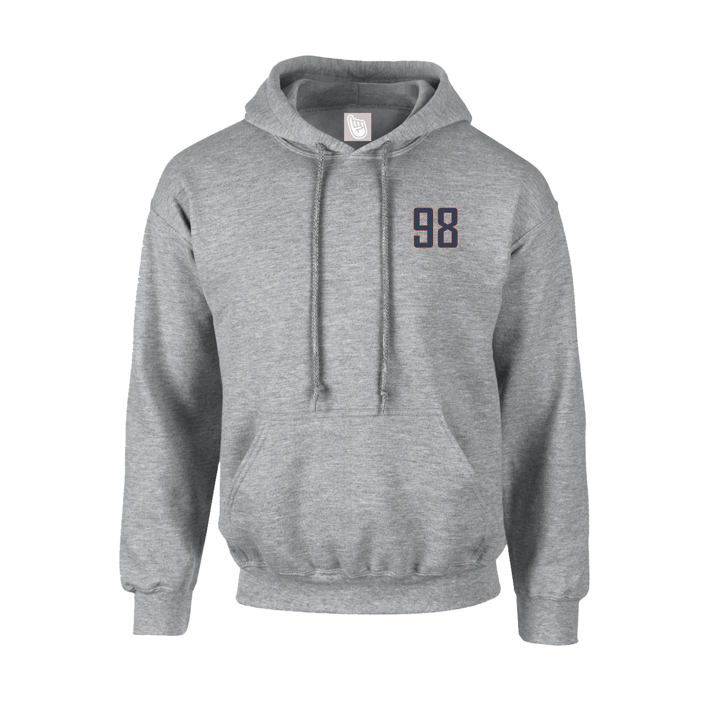 Youth Hoodie — Front Shirsy in Grey