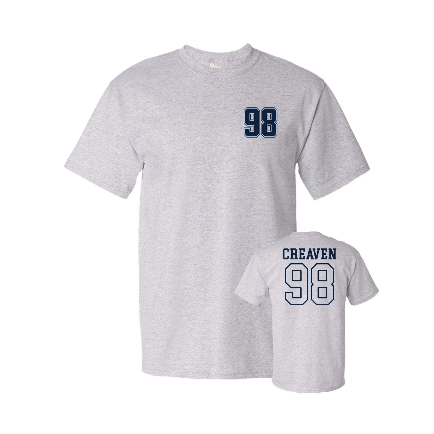 Tee — Chest Back in Grey