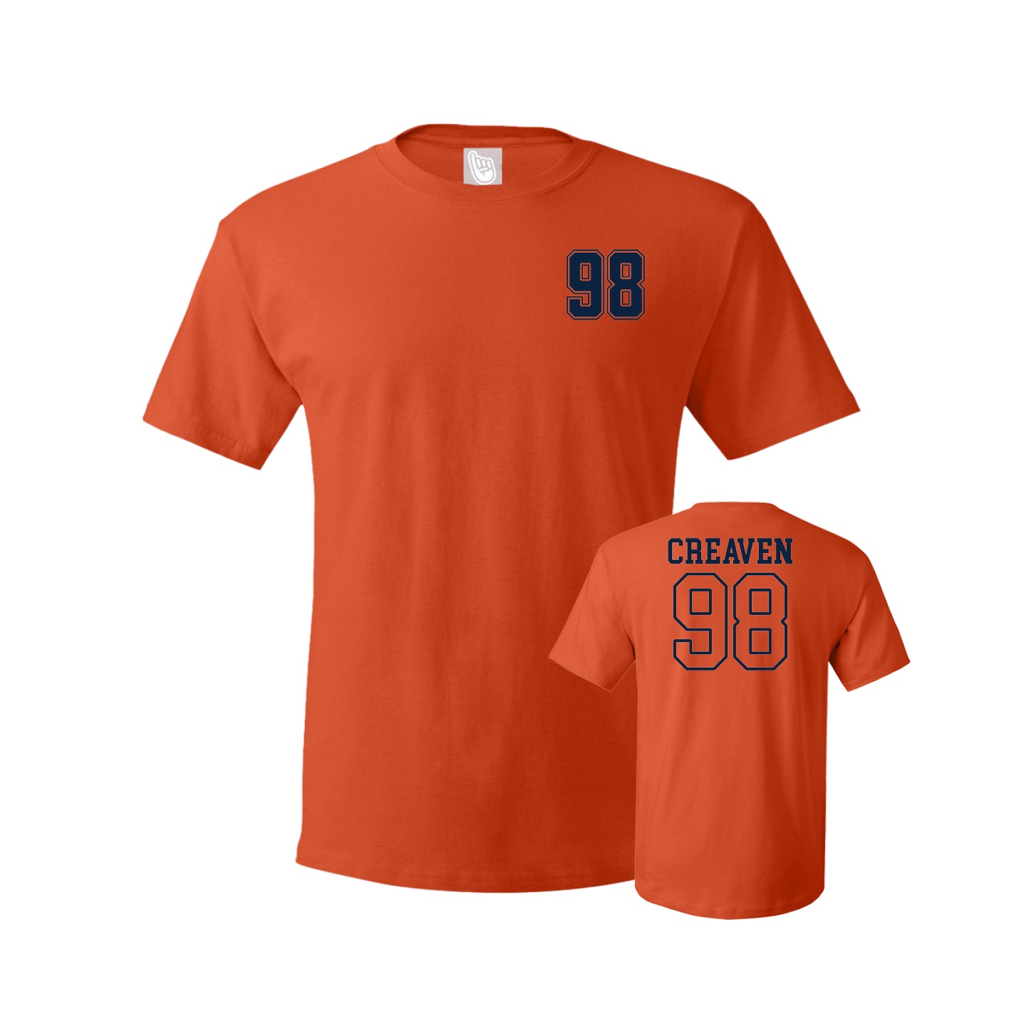 Youth Tee — Chest Back in Orange