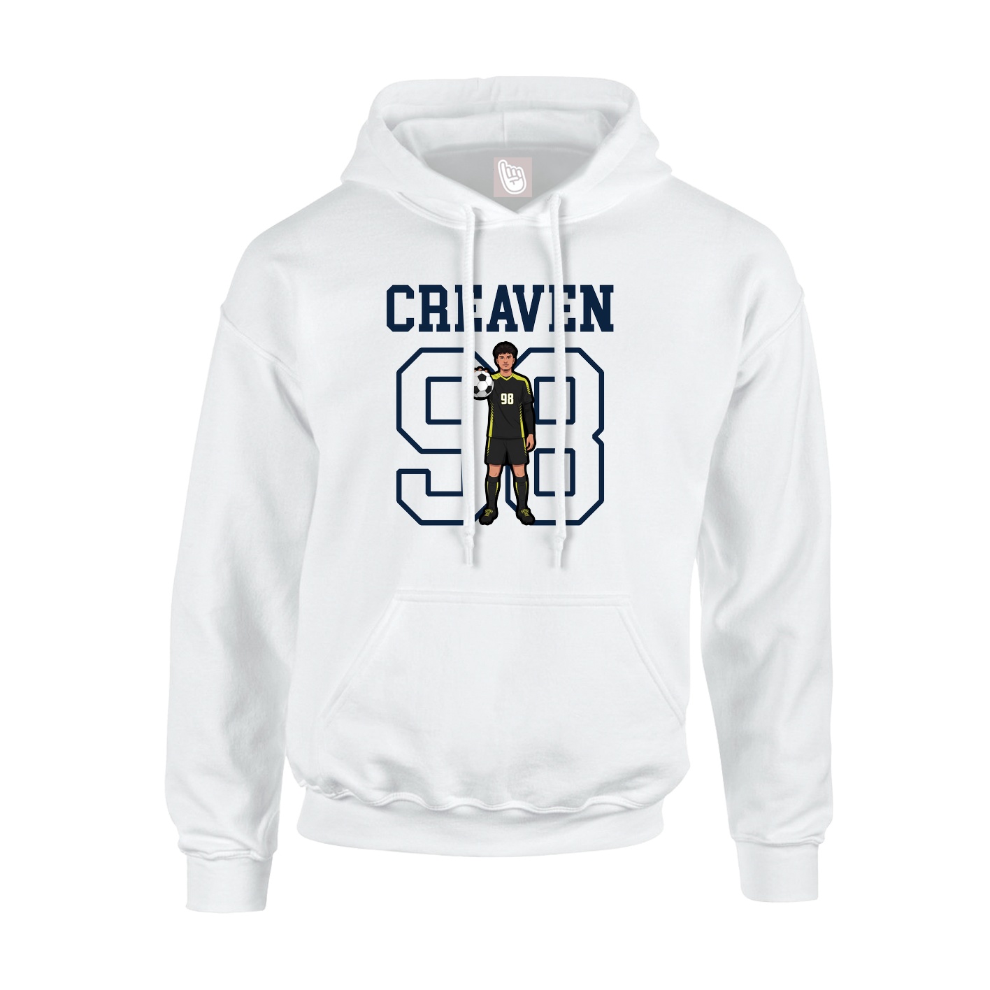 Hoodie — Shirsey in White