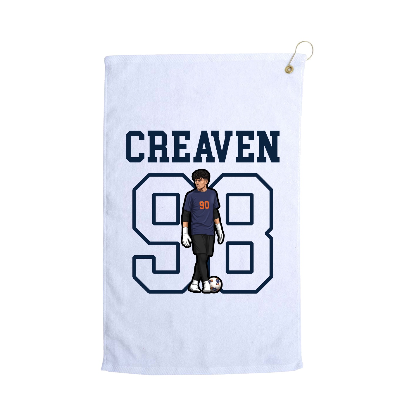 Golf Towel — Shirsey in White