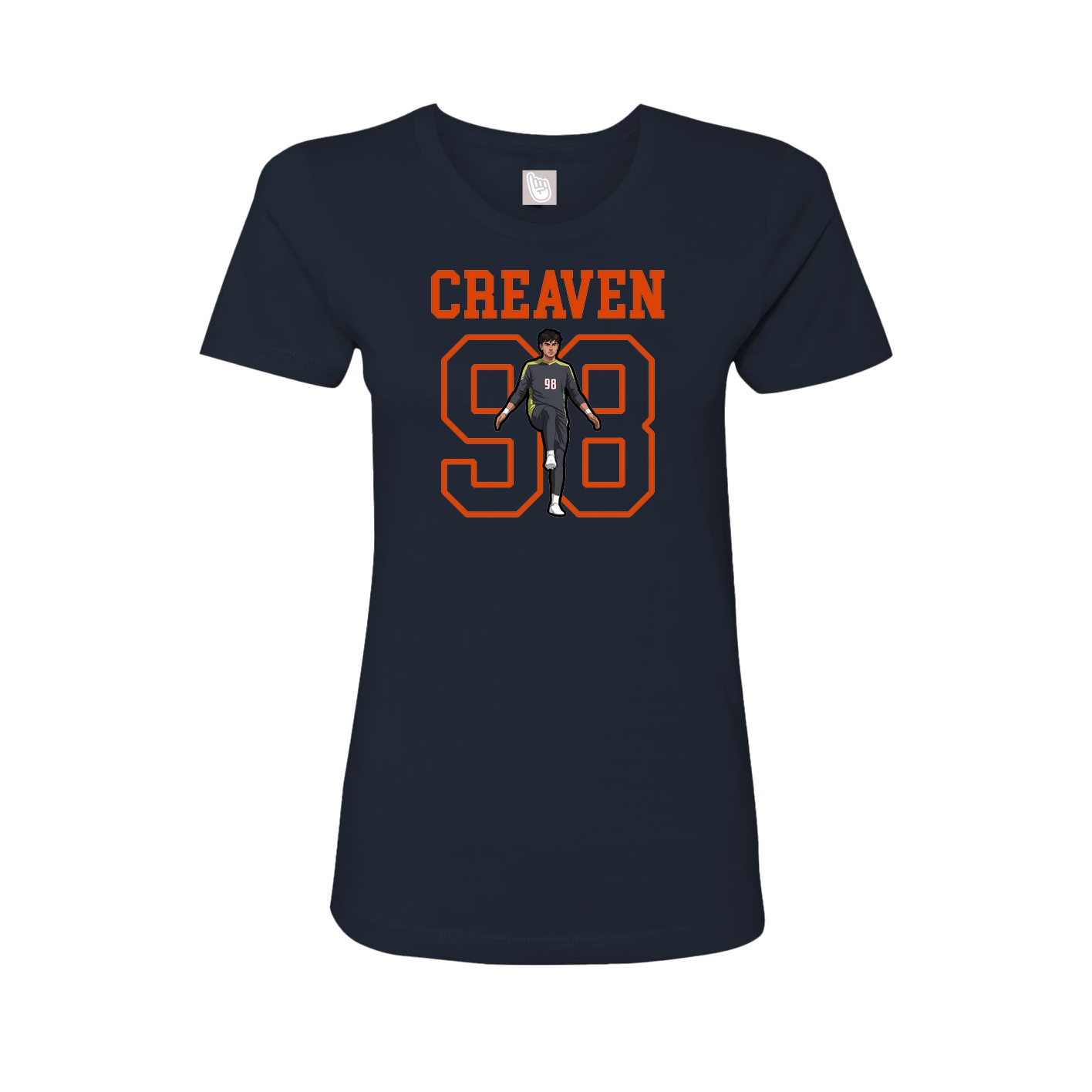 Fitted Women's Tee — Shirsey in Navy