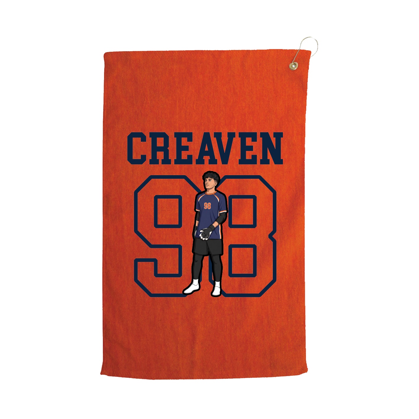 Golf Towel — Shirsey in Orange