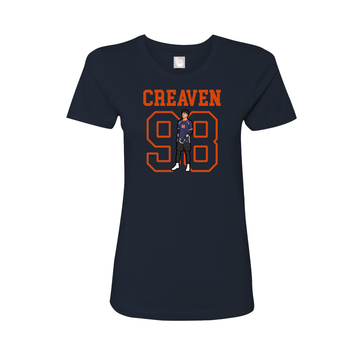 Fitted Women's Tee — Shirsey in Navy