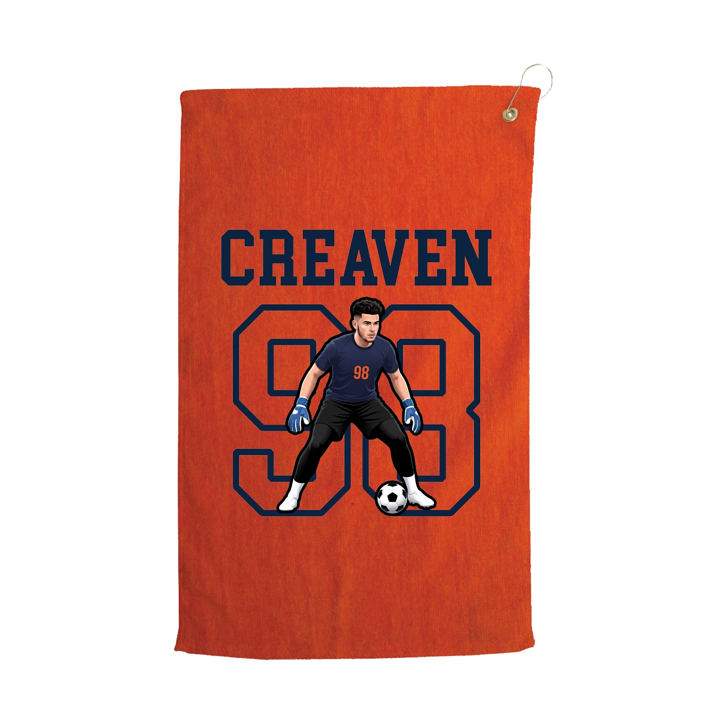 Golf Towel — Shirsey in Orange