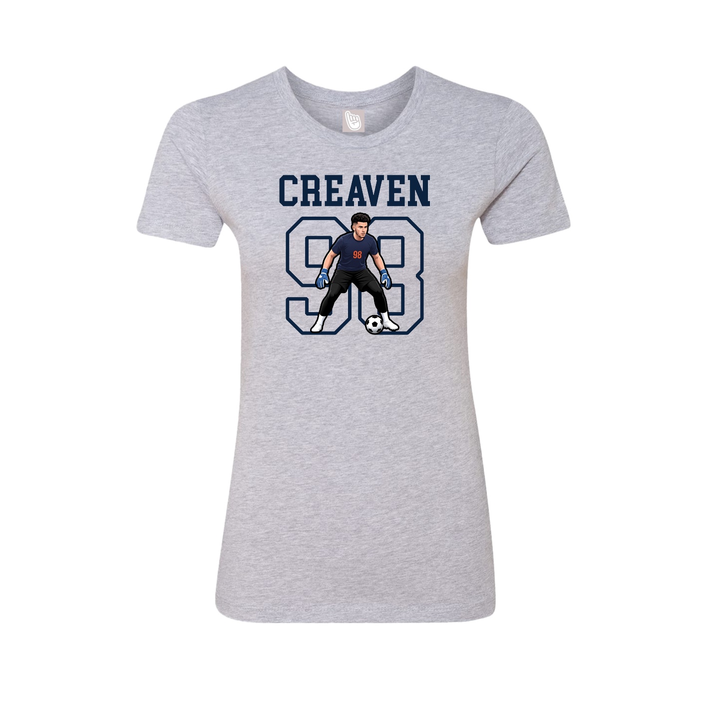 Fitted Women's Tee — Shirsey in Grey