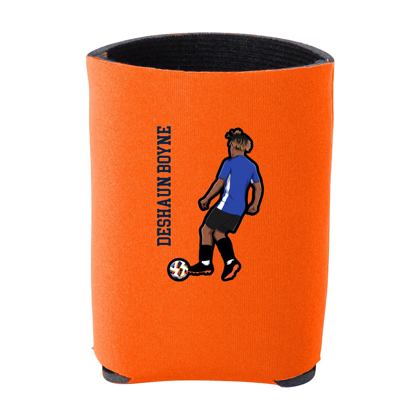 Can Holder — Name Vertical in Orange