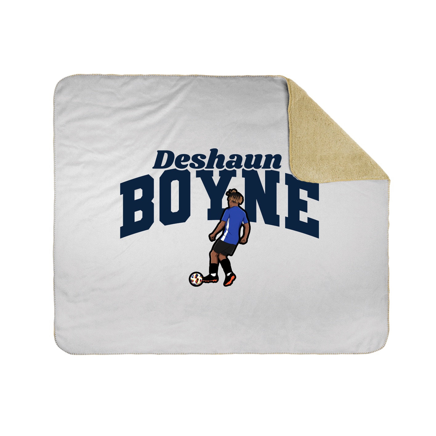 Throw Blanket — Signature Arch in White
