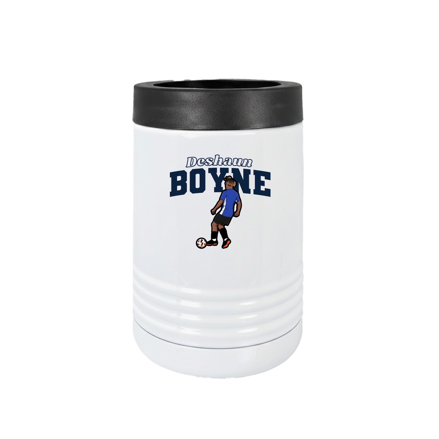 Beverage Holder — Name Arch in White