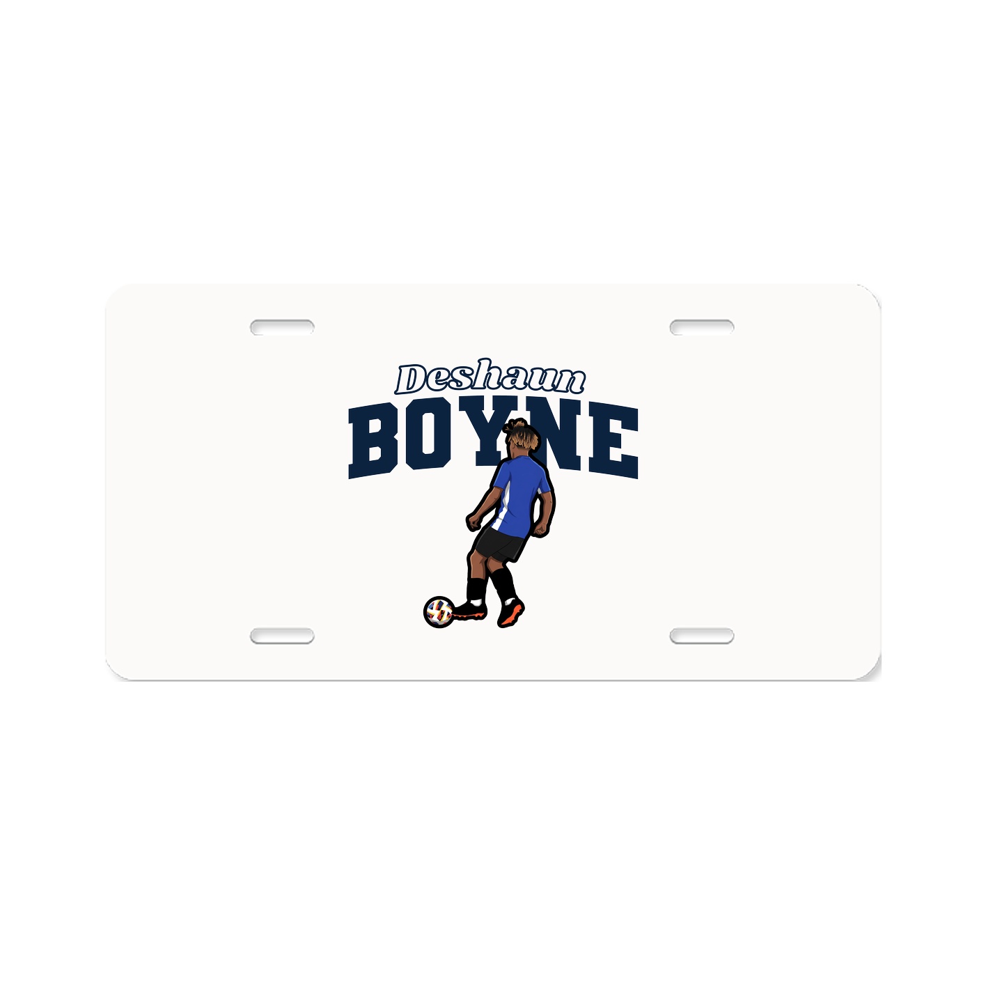 License Plate — Name Arch in Classic