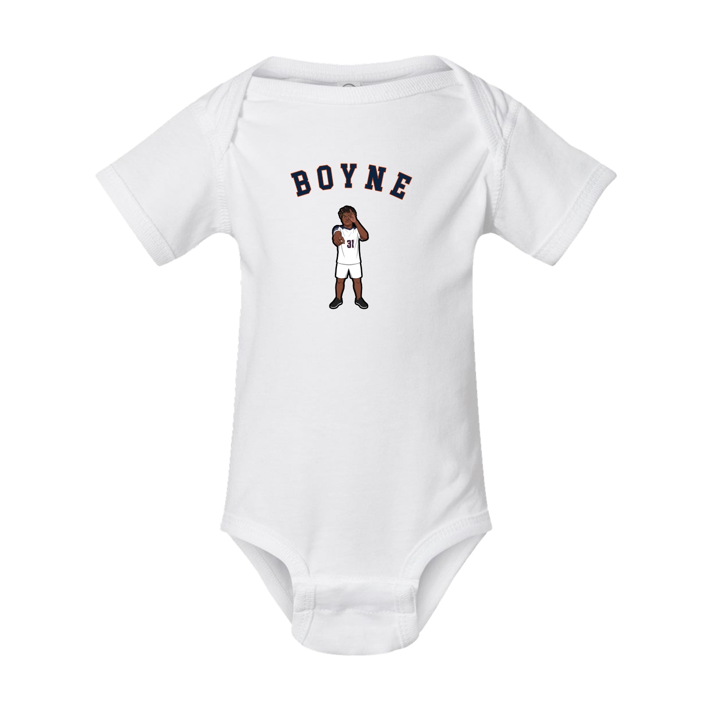 Baby Onesie — Shirsey Arch in White