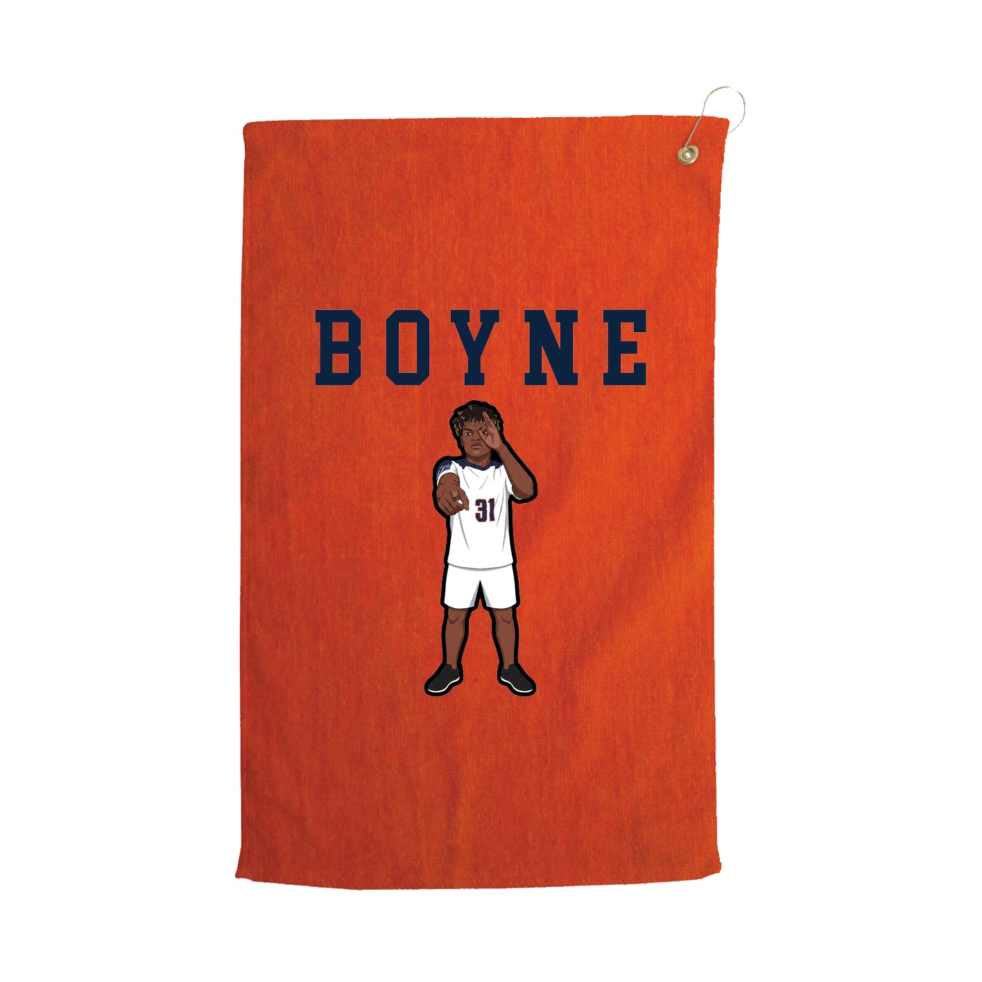Golf Towel — Shirsey in Orange
