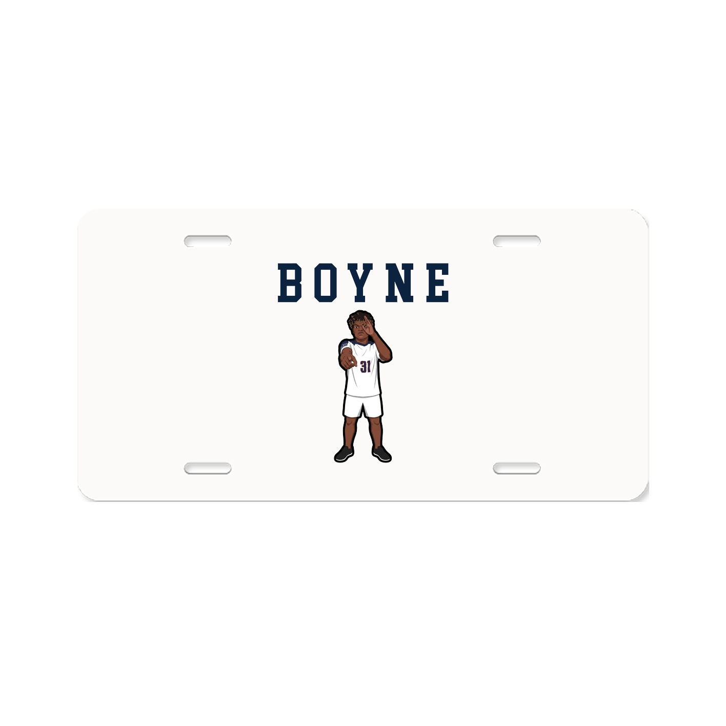 License Plate — Shirsey in Classic