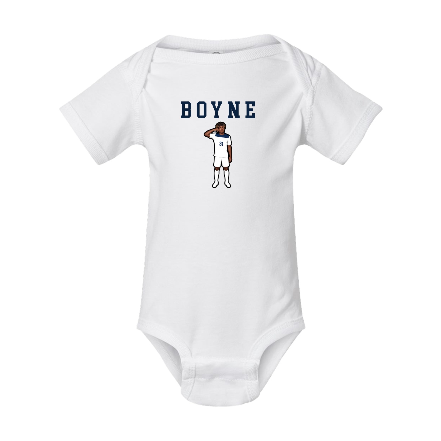 Baby Onesie — Shirsey in White