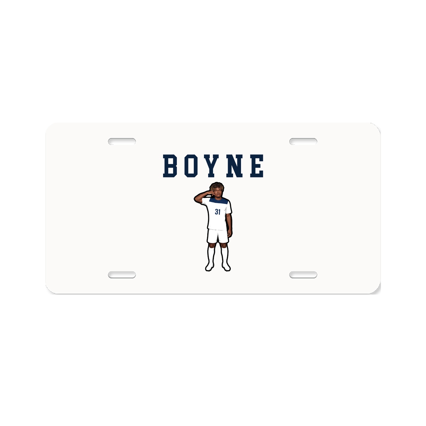 License Plate — Shirsey in Classic
