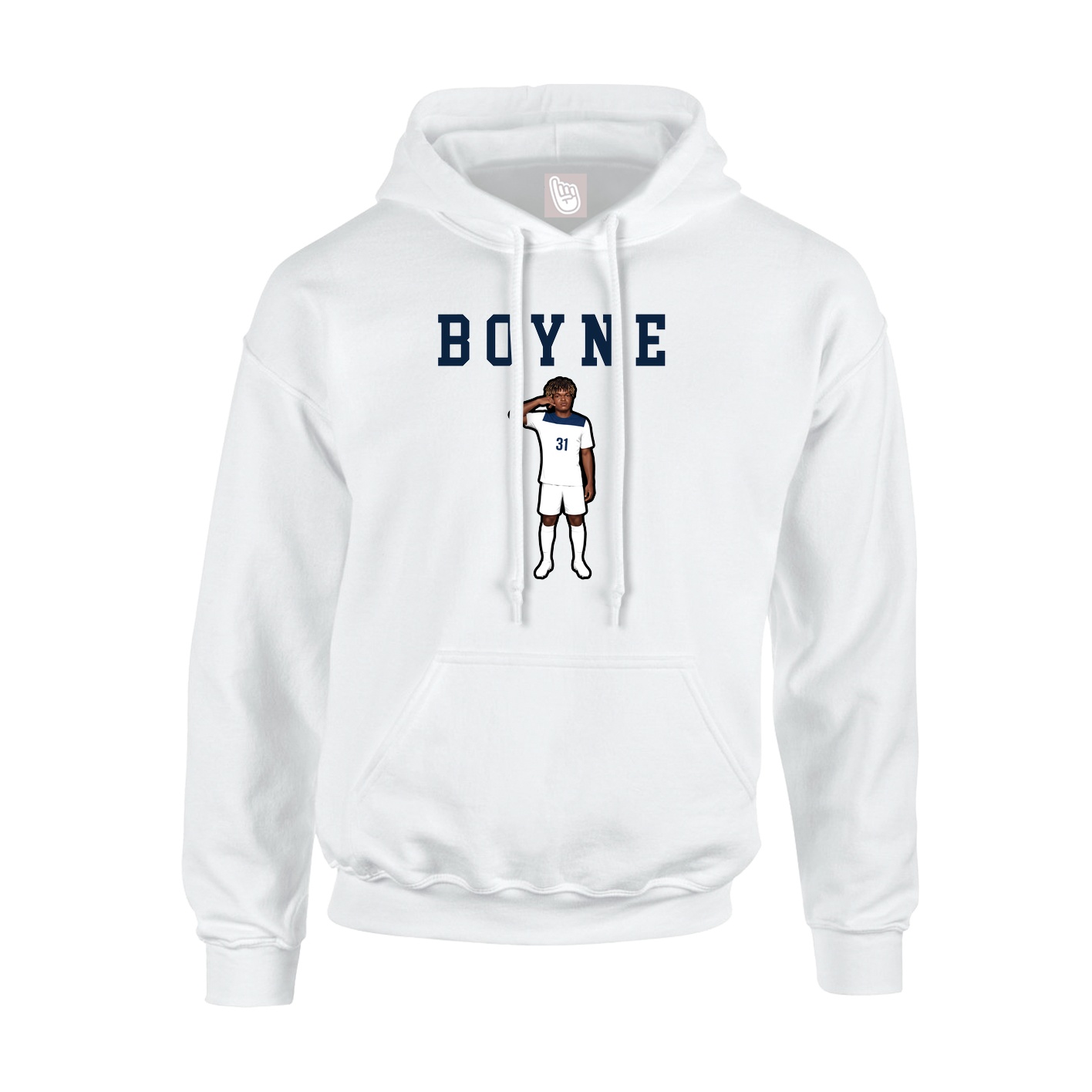 Youth Hoodie — Shirsey in White