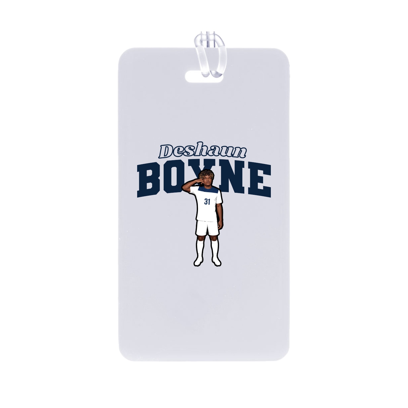 Bag Tag — Name Arch in Classic