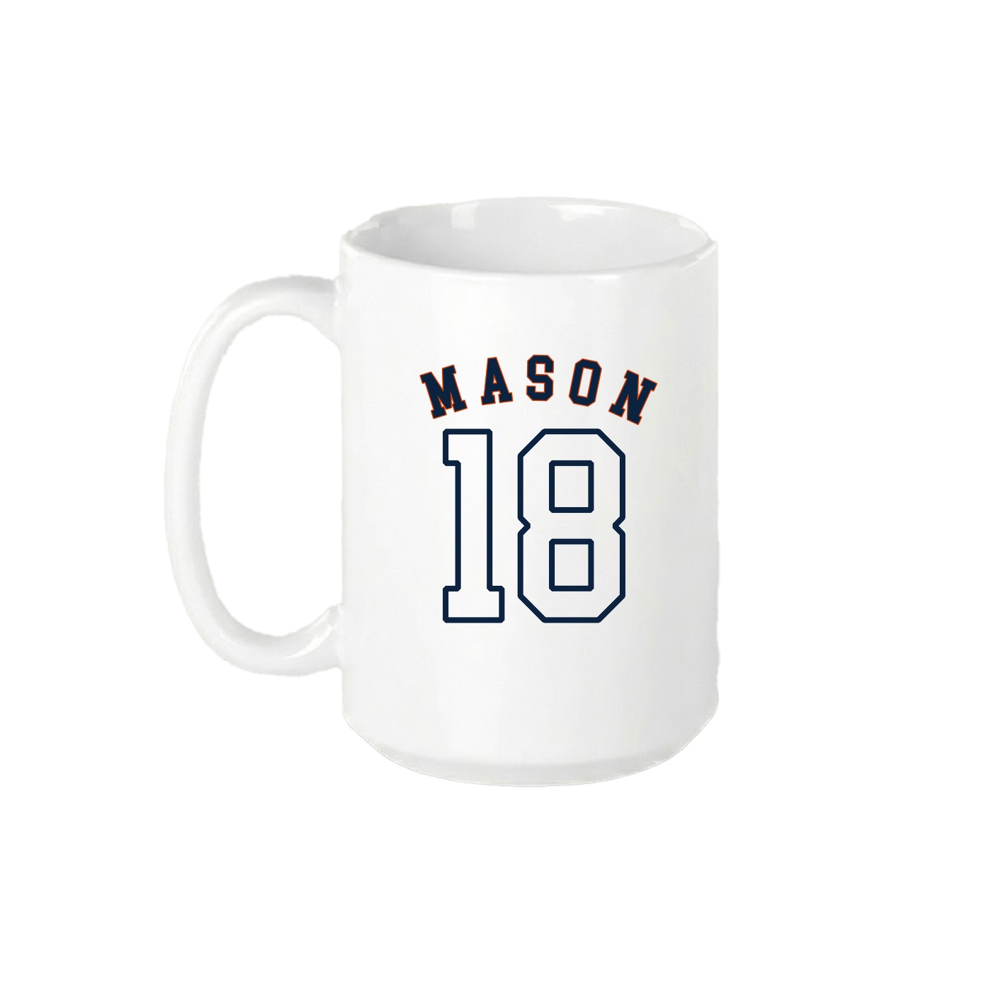 15oz Coffee Mug — Shirsey Arch in White