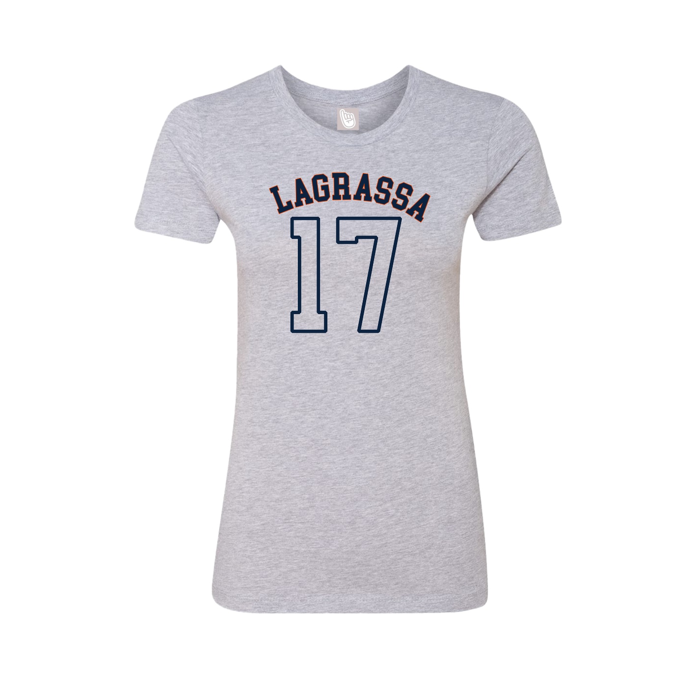 Fitted Women's Tee — Shirsey Arch in Grey