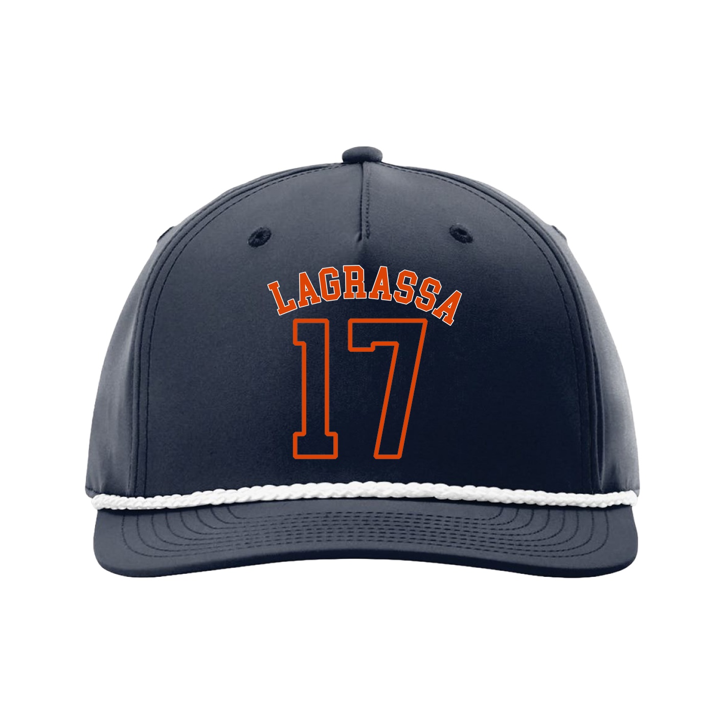 Five-Panel Classic Rope Cap — Shirsey Arch in Navy