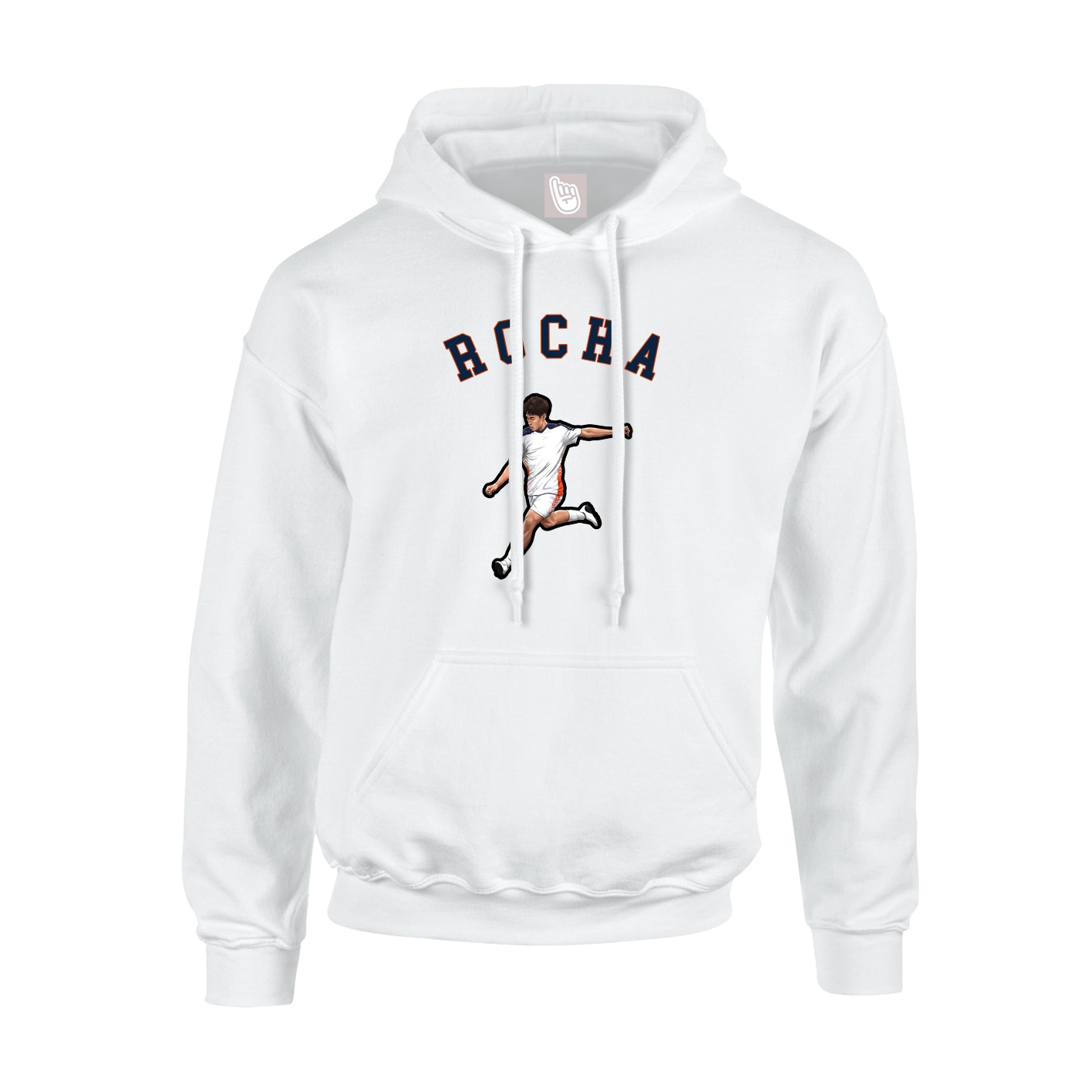 Youth Hoodie — Shirsey Arch in White