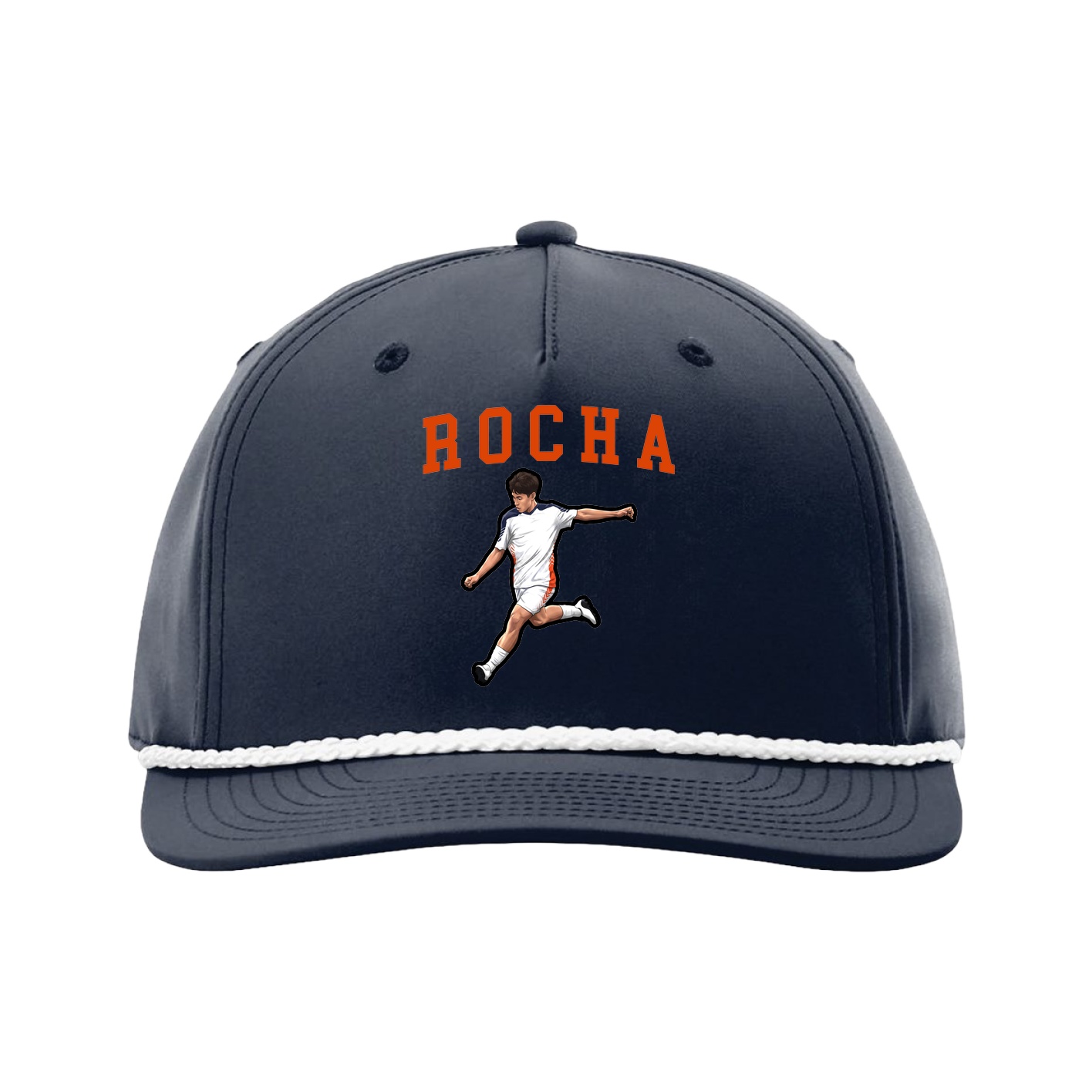 Five-Panel Classic Rope Cap — Shirsey in Navy