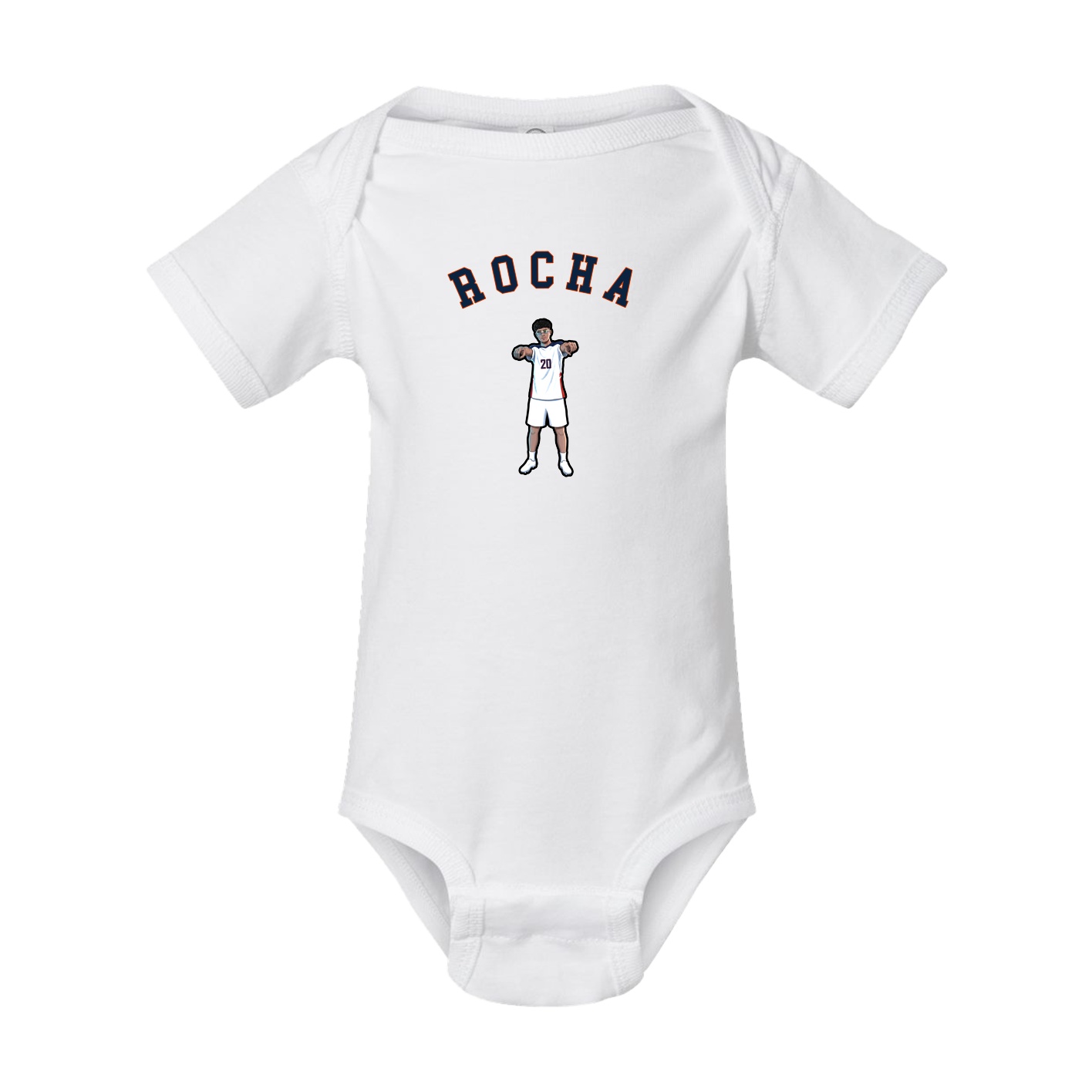 Baby Onesie — Shirsey Arch in White