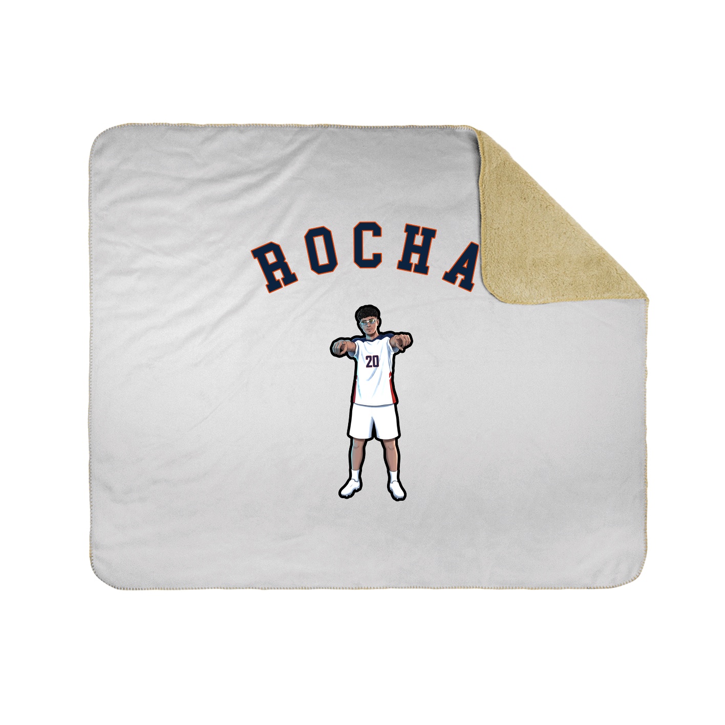 Throw Blanket — Shirsey Arch in White