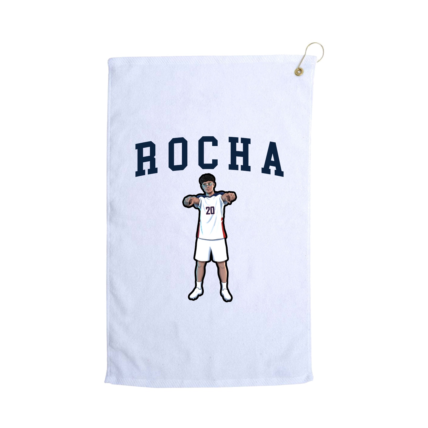 Golf Towel — Shirsey in White