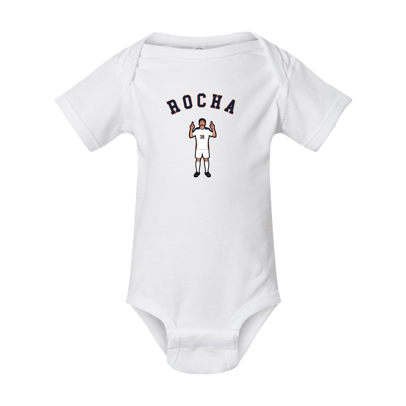 Baby Onesie — Shirsey Arch in White