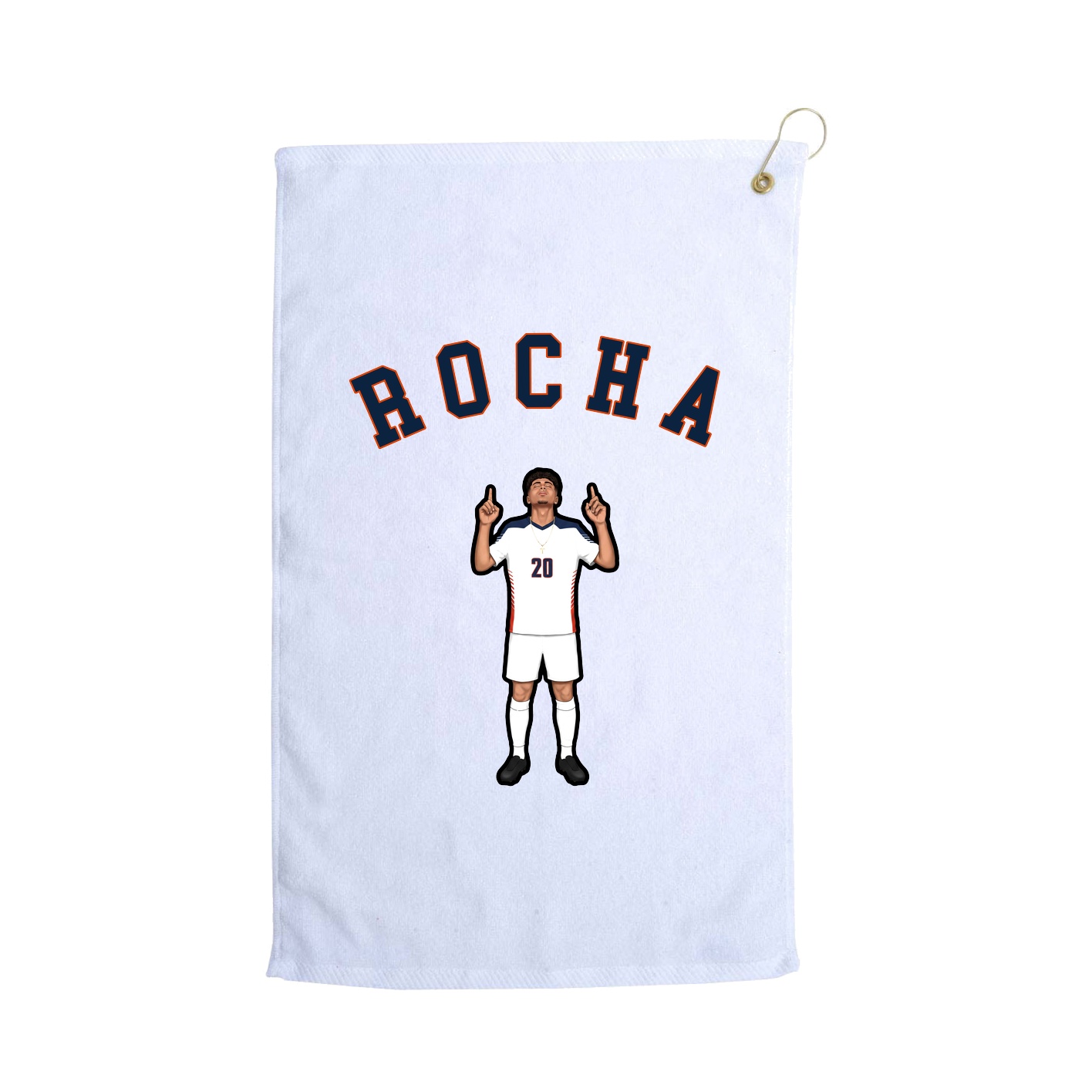 Golf Towel — Shirsey Arch in White