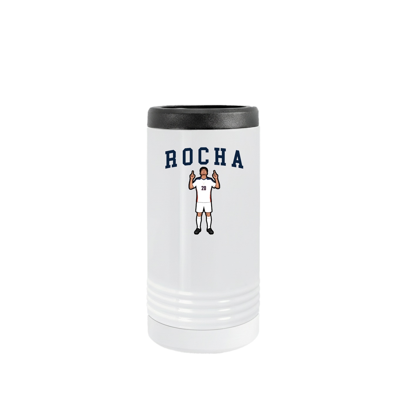 Slim Beverage Holder — Shirsey in White