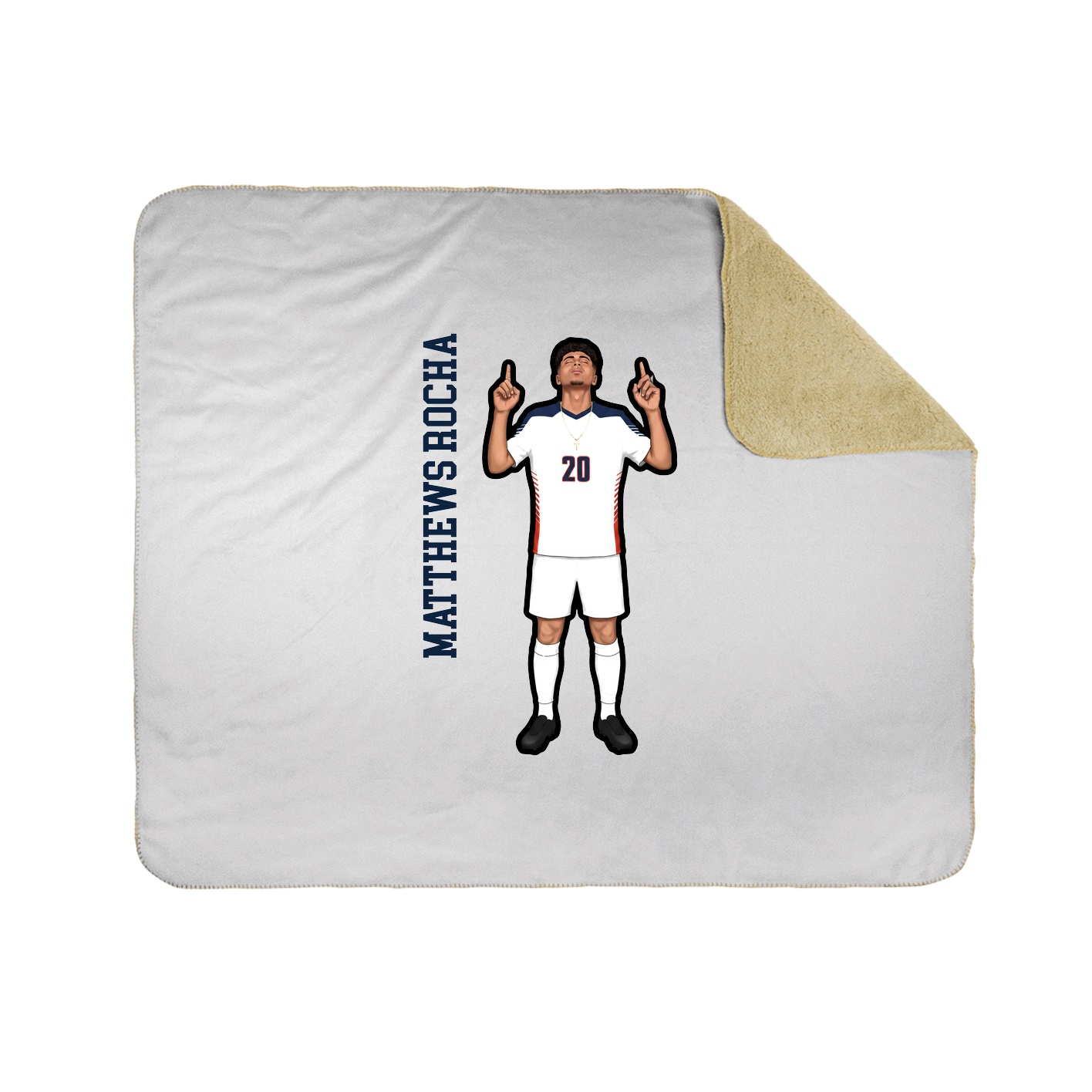 50x60 Sherpa Lined Throw Blanket