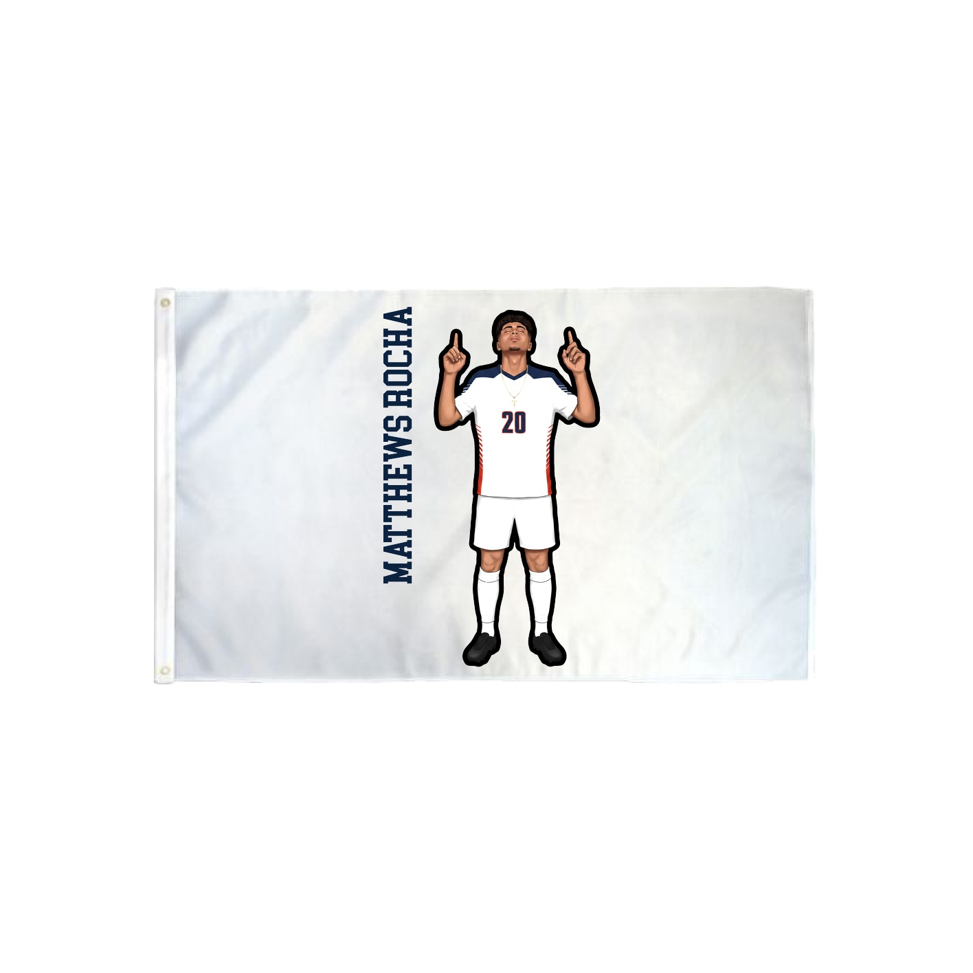 3x5 Flag — Name Vertical in Classic
