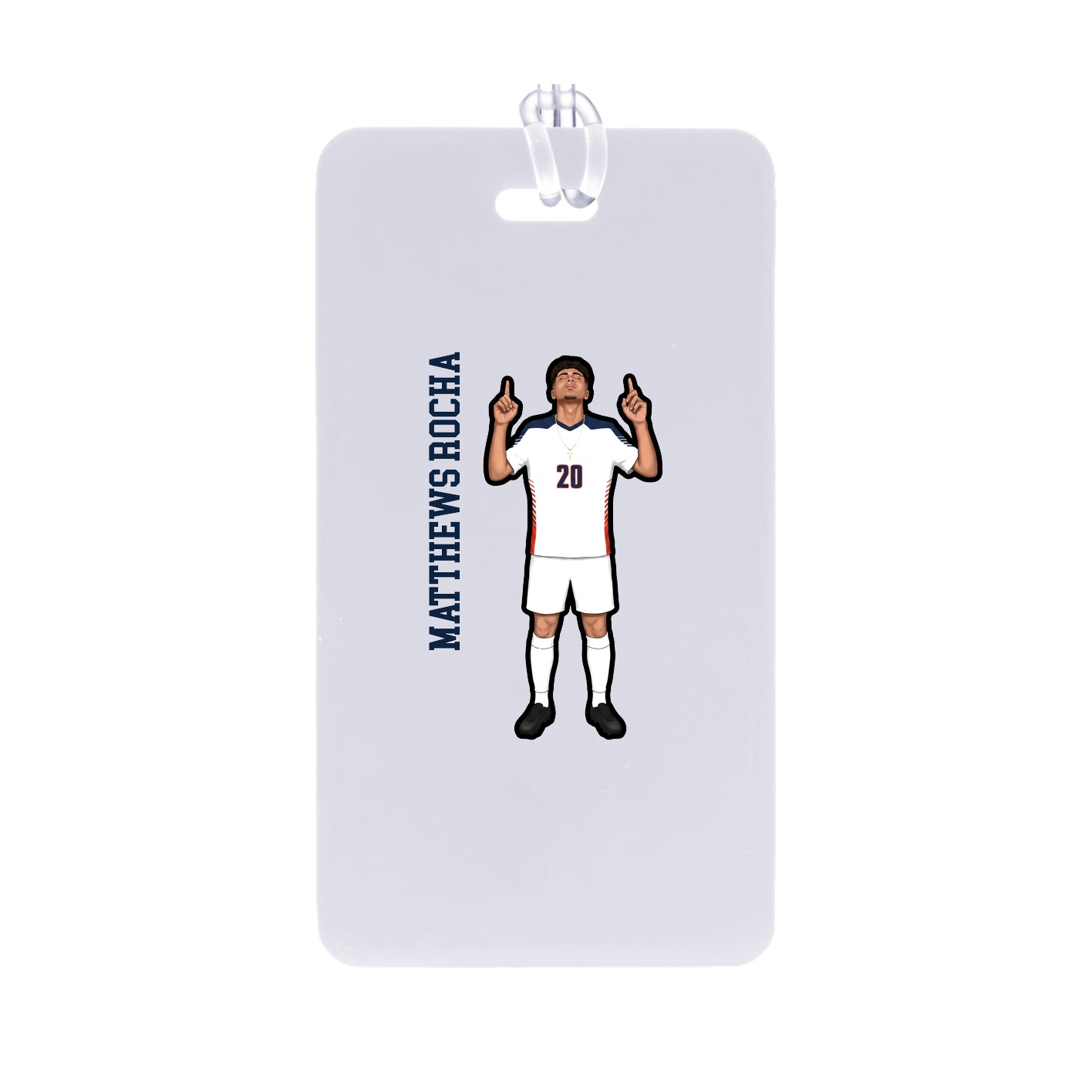 Bag Tag — Name Vertical in Classic