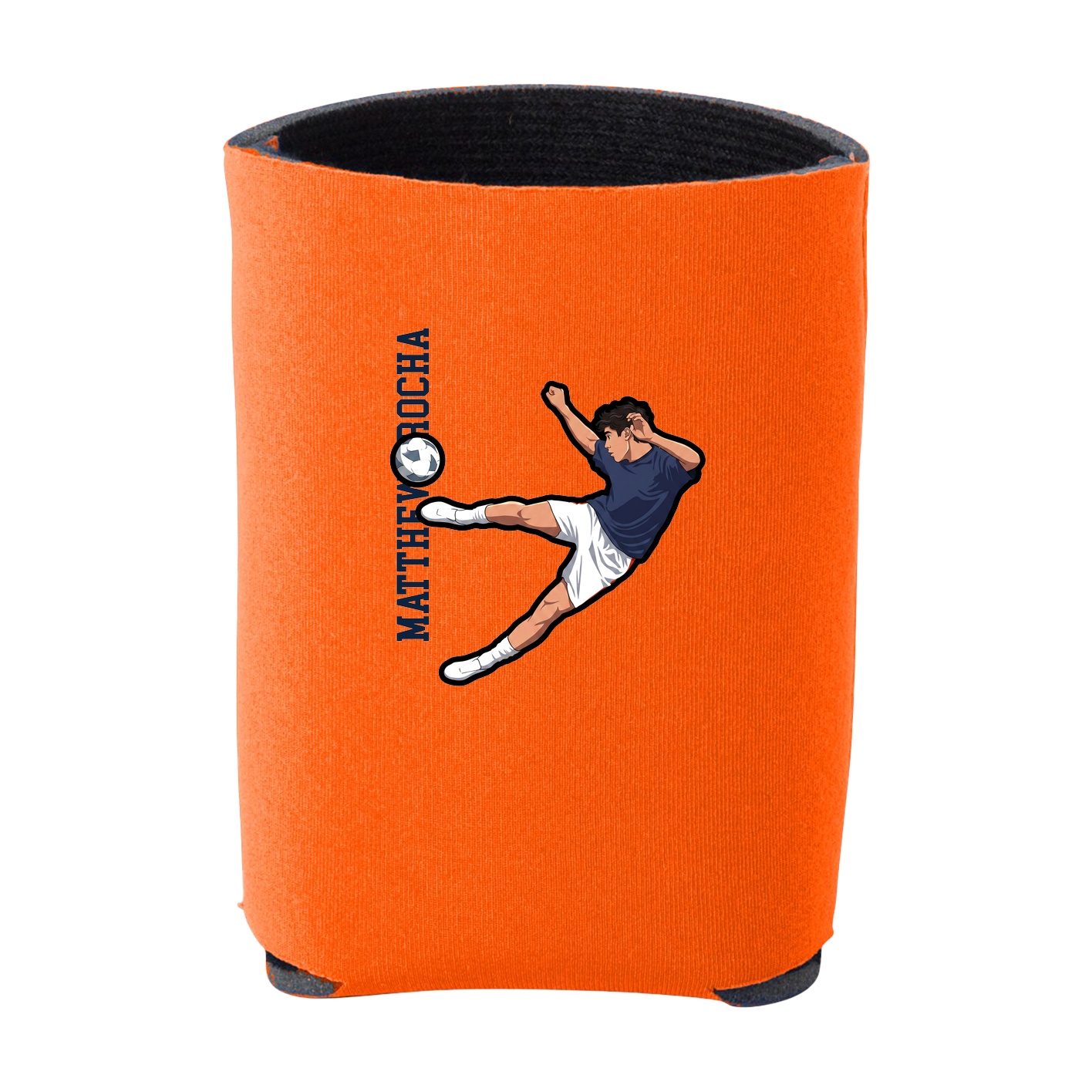 Can Holder — Name Vertical in Orange