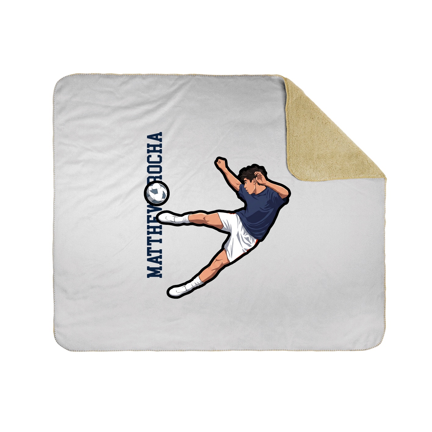 50x60 Sherpa Lined Throw Blanket