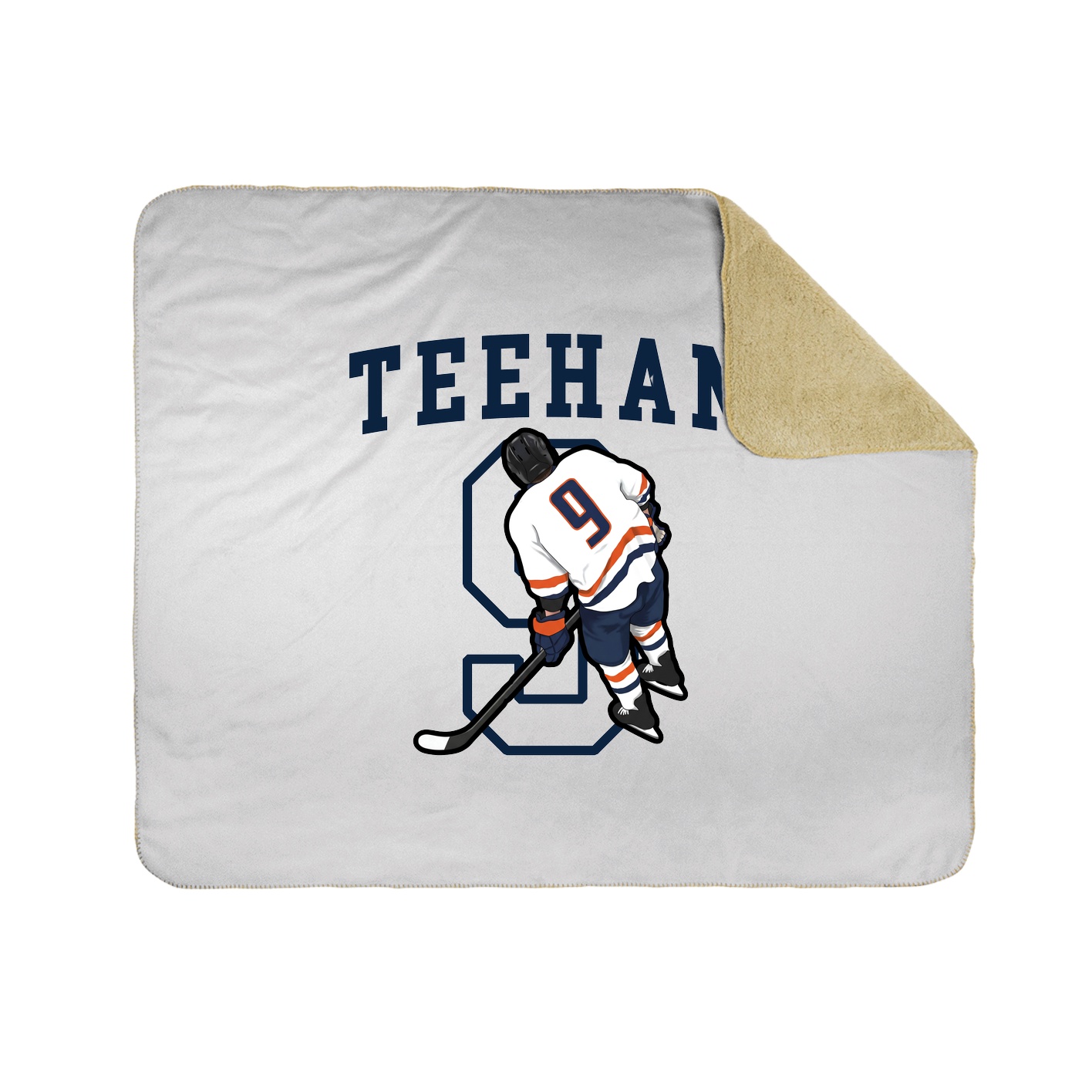 50x60 Sherpa Lined Throw Blanket