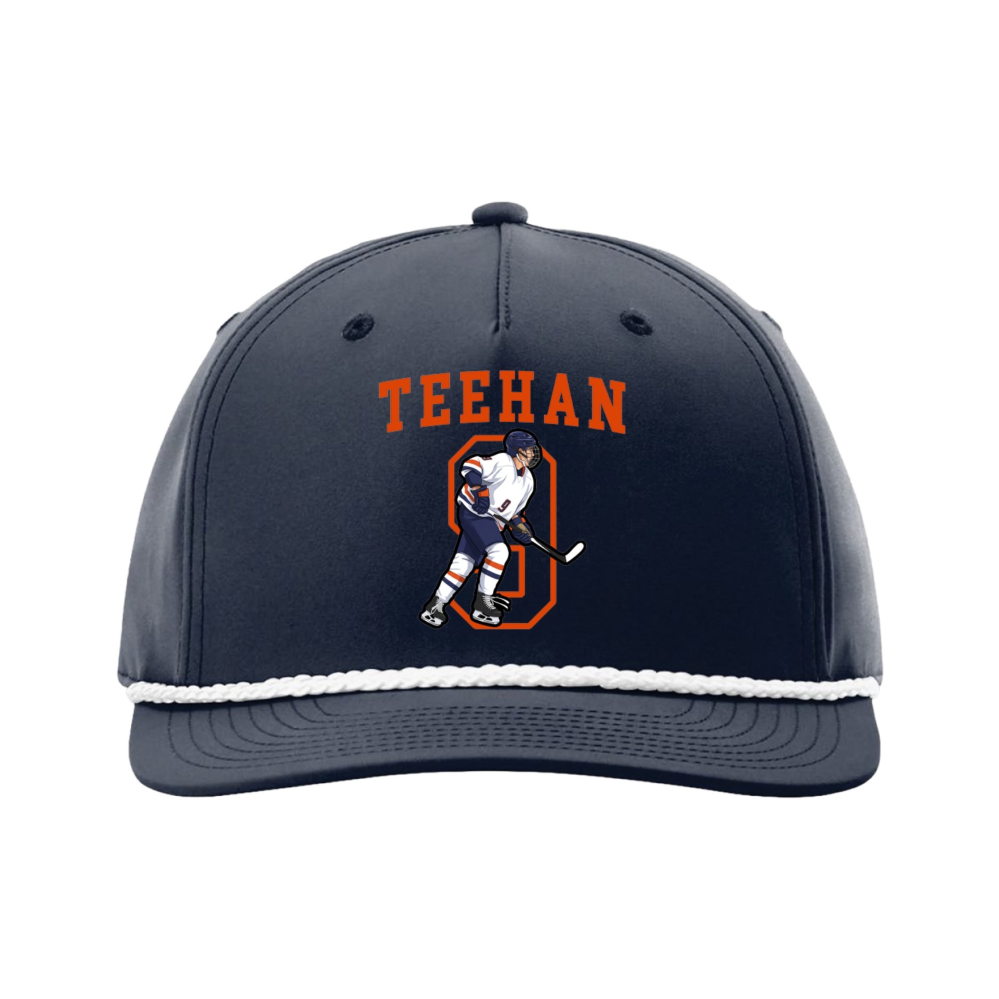 Five-Panel Classic Rope Cap — Shirsey in Navy