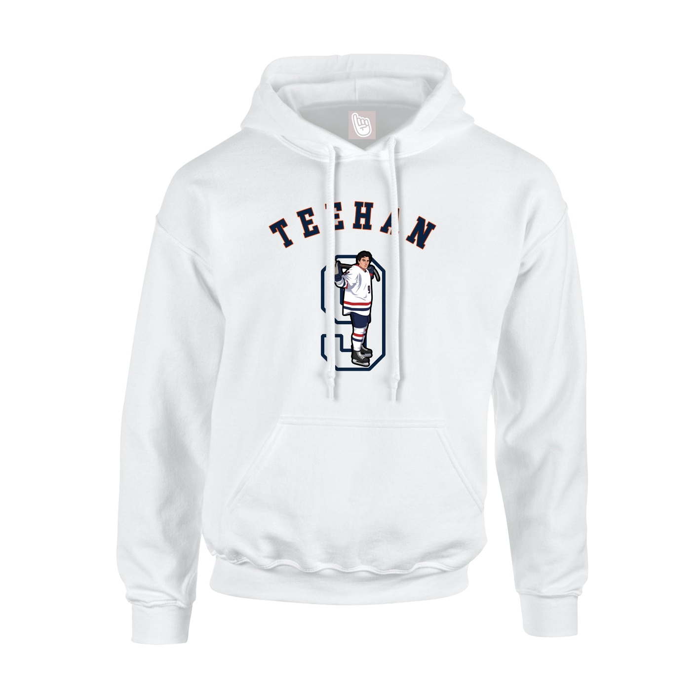 Youth Hoodie — Shirsey Arch in White