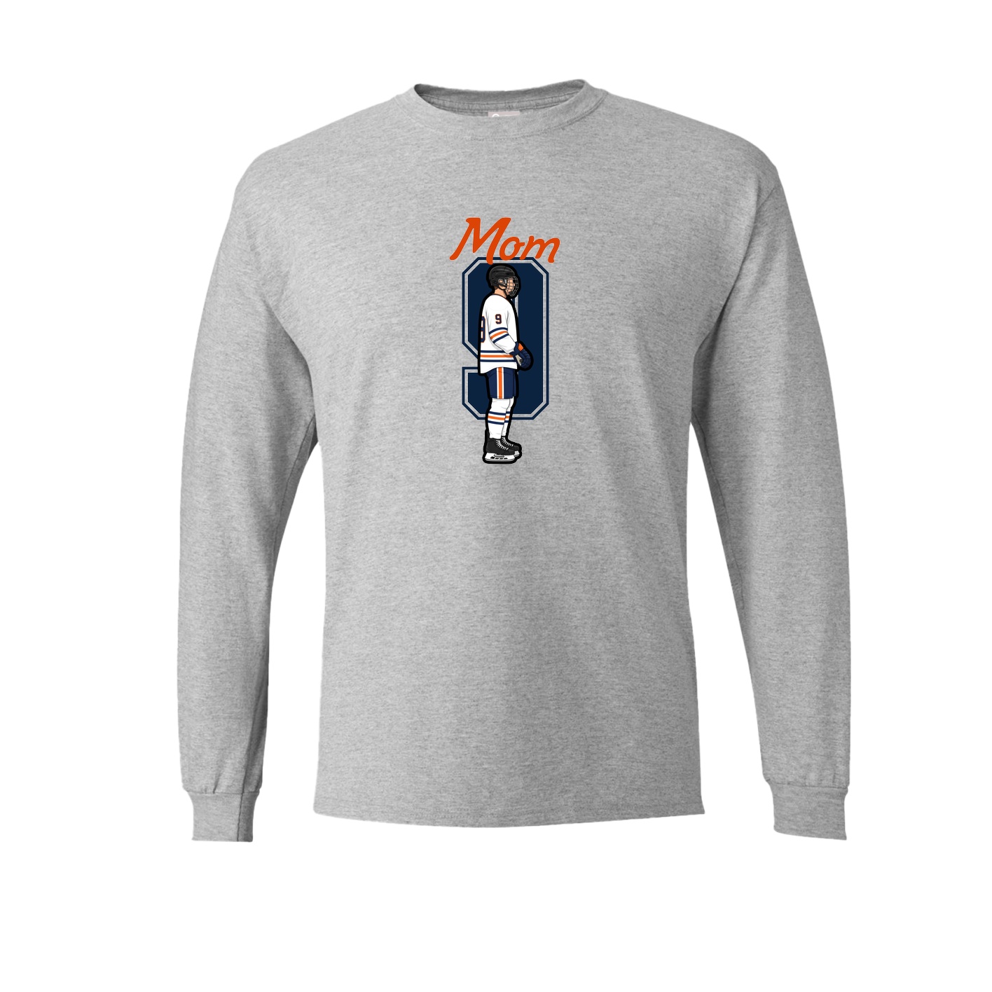 Long Sleeve Tee — Mothers Day Shirsey in Grey
