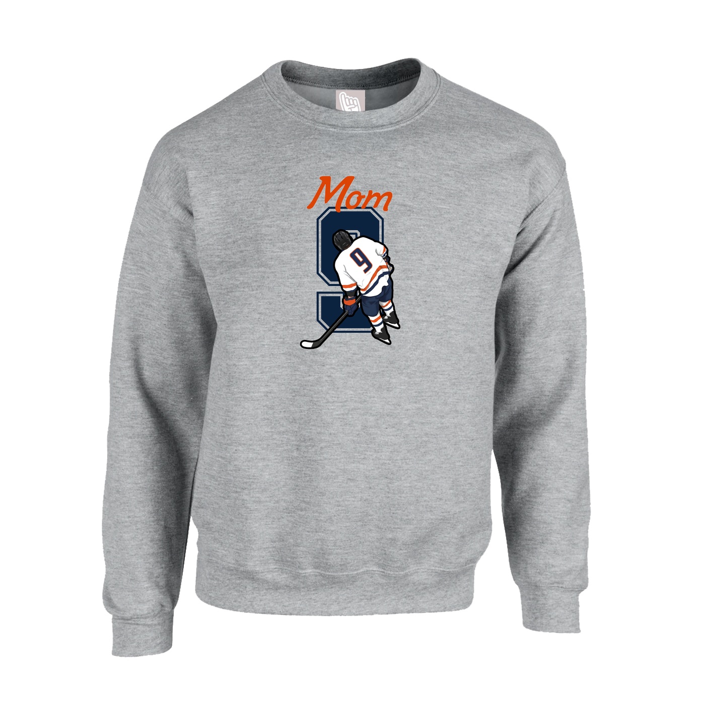 Fleece Crew — Mothers Day Shirsey in Grey