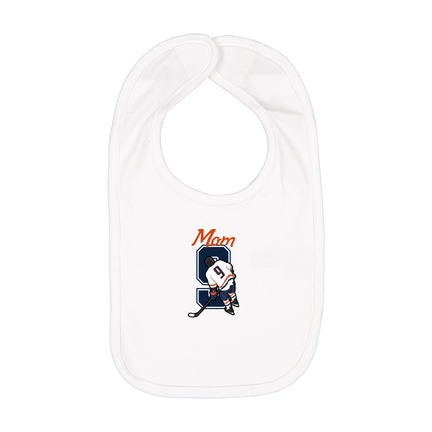 Infant Bib — Mothers Day Shirsey in White